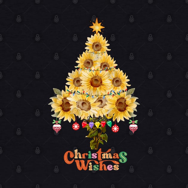 Sunflowers Christmas Tree by Serotonin